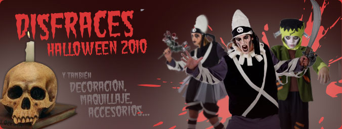 DISFRACES, COMPLEMENTOS Y DECORACIÓN PARA HALLOWEE